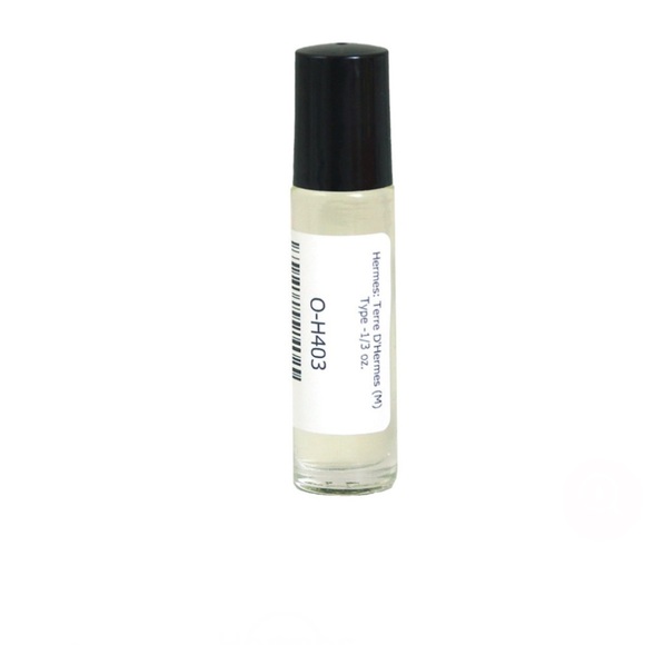 T D'Hermes (M) Type Fragrance Oil 1/3 Oz Glass Roll-on Bottle - Picture 2 of 9
